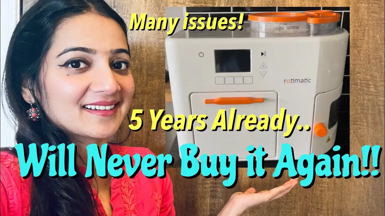 ROTIMATIC Roti Maker Review: 5 YRS LATER!