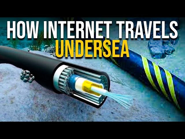 How The Internet Travels Under Sea!